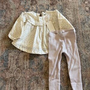 Jamie Kay flutter top and matching pants